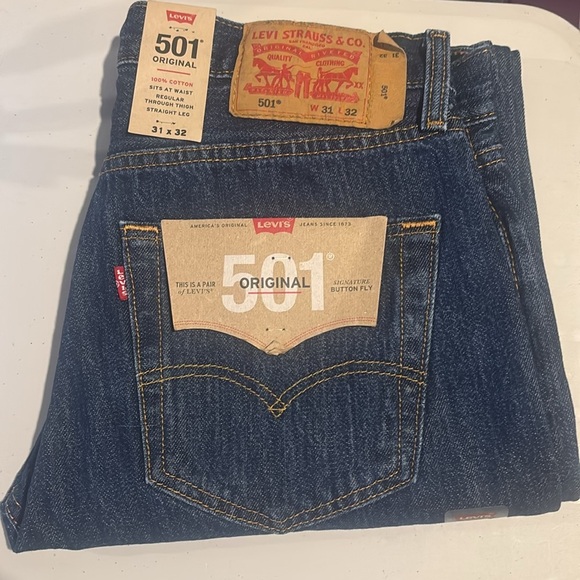 501 Original Levi’s Straight Leg - Picture 6 of 8